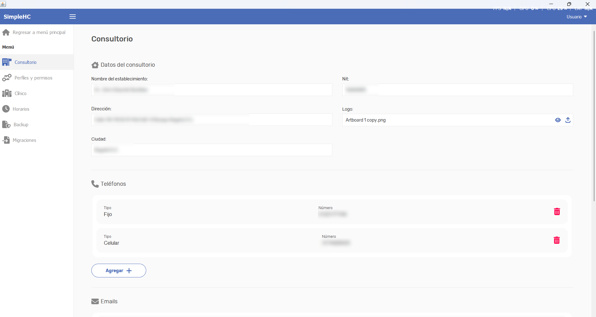 Configuraciones
